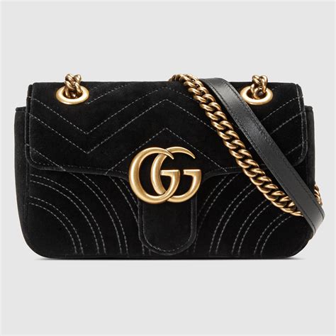 gucci mini velvet bag|Gucci velvet marmont mini.